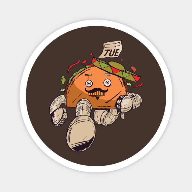 Tacobot Magnet by Thomcat23